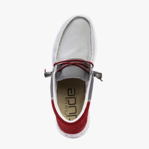 HEY DUDE WALLY TRI SOX  RED AND GREY - Picture 2 of 8